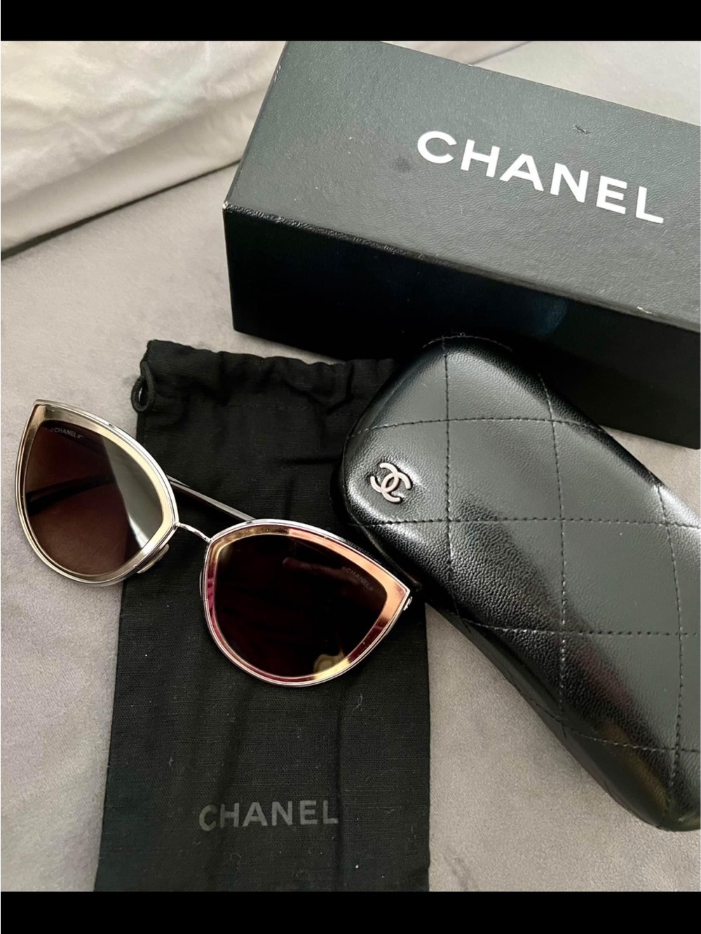 Chanel Women's Gradient Cat-Eye Sunglasses